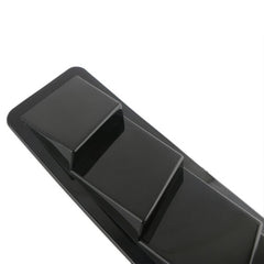 2Pcs Glossy Black Car Hood Vent Scoop Air Flow Intake Louvers Cooling Bonnet Cover