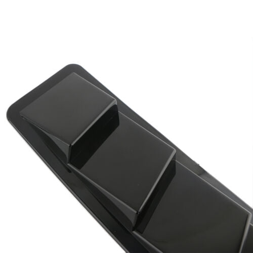 2Pcs White Car Hood Vent Scoop Air Flow Intake Louvers Cooling Bonnet Cover