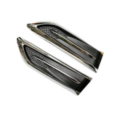 2Pcs Air Vent Flow Grille Cover Splitter Trim For Auto Door Body Fender Accessories