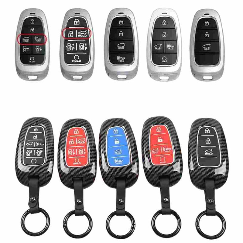 ABS Key Cover For Hyundai : Tucson 2022 4 Button Smart Key