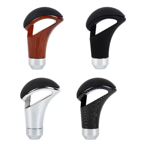 Universal Carbon Fiber Manual or Automatic Gear Shift Knob Shifter Lever For Car