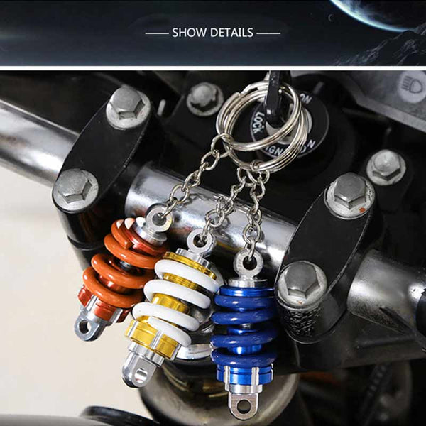 Adjust Coilover Damper Suspension Shock Absorber Keyring Key Chain (Assorted Color)