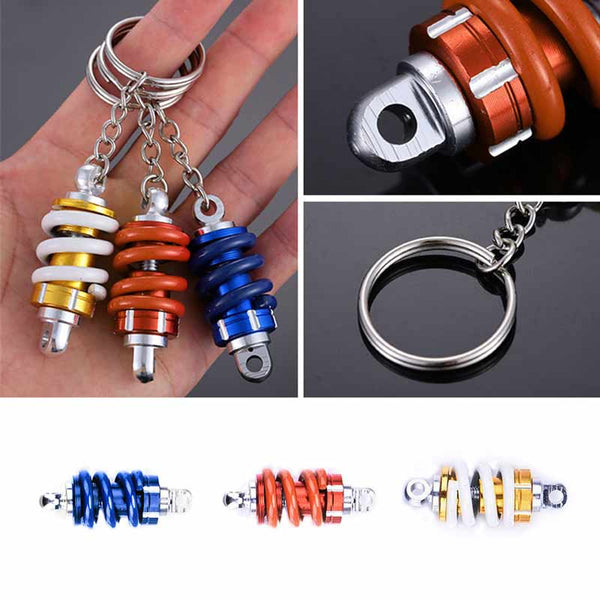 Adjust Coilover Damper Suspension Shock Absorber Keyring Key Chain (Assorted Color)
