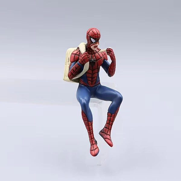 4 Pcs Spider Man Figure Miniature Set Decorative Collectible Figurines For Car Dashboard, Desk & Home Decor