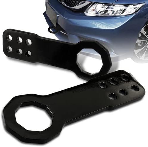 Anodized Finish Billet Aluminum Front Racing Tow Towing Hook Kit