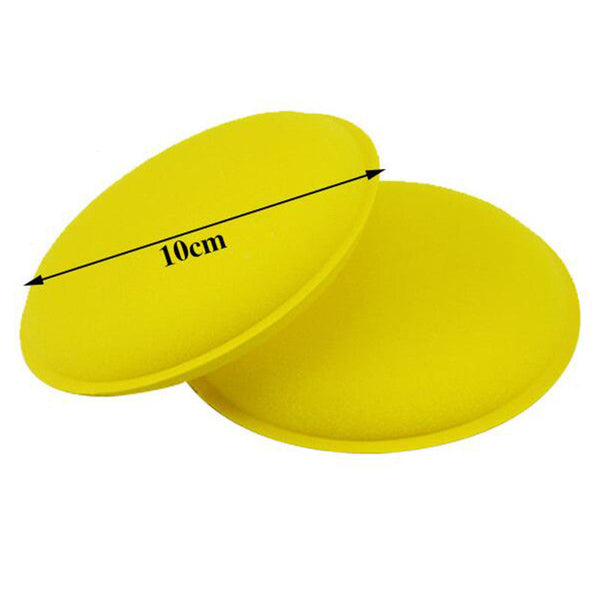 6pcs Car Waxing Polish Foam Sponge Wax Applicator Cleaning Detailing Pads