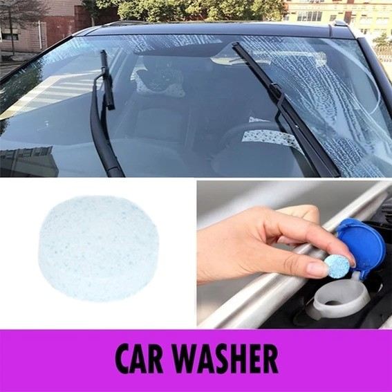 Auto Windshield Cleaner Glass Tablets, Car Wiper Detergent Effervescent Tablets
