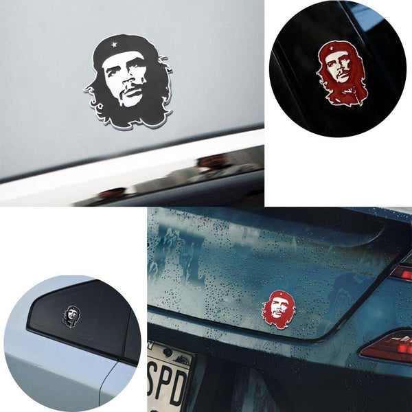 Automotive 3D Che Guevara Automotive Emblem Chrome Badge auto Decal Car Truck Bumper Fender Window Sticker For Army Morale Military