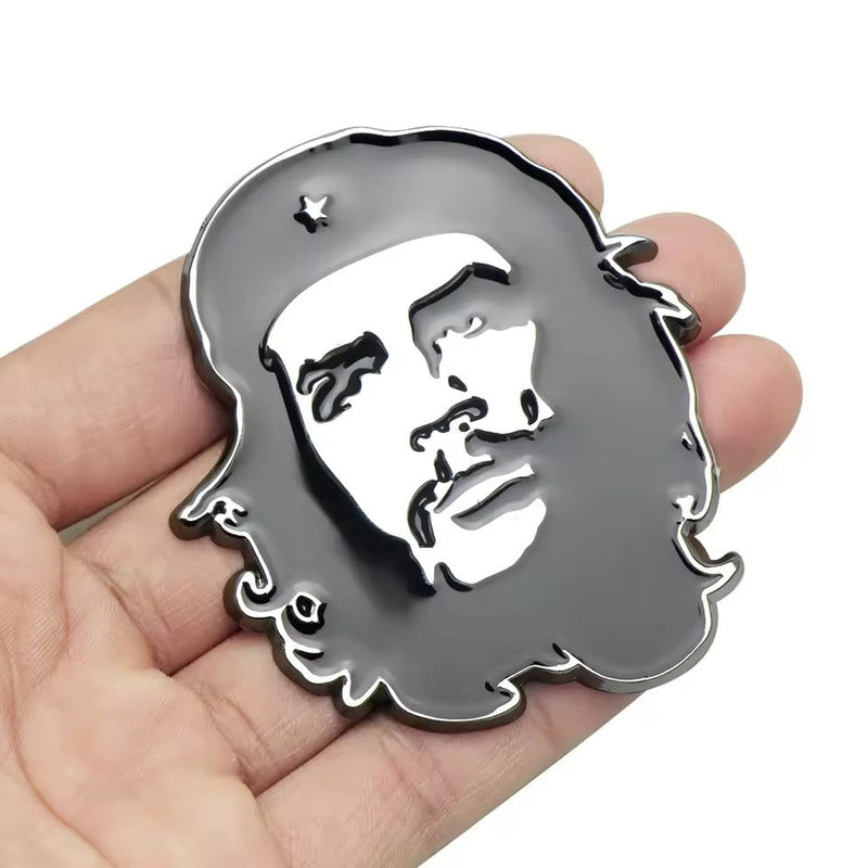 Automotive 3D Che Guevara Automotive Emblem Chrome Badge auto Decal Car Truck Bumper Fender Window Sticker For Army Morale Military
