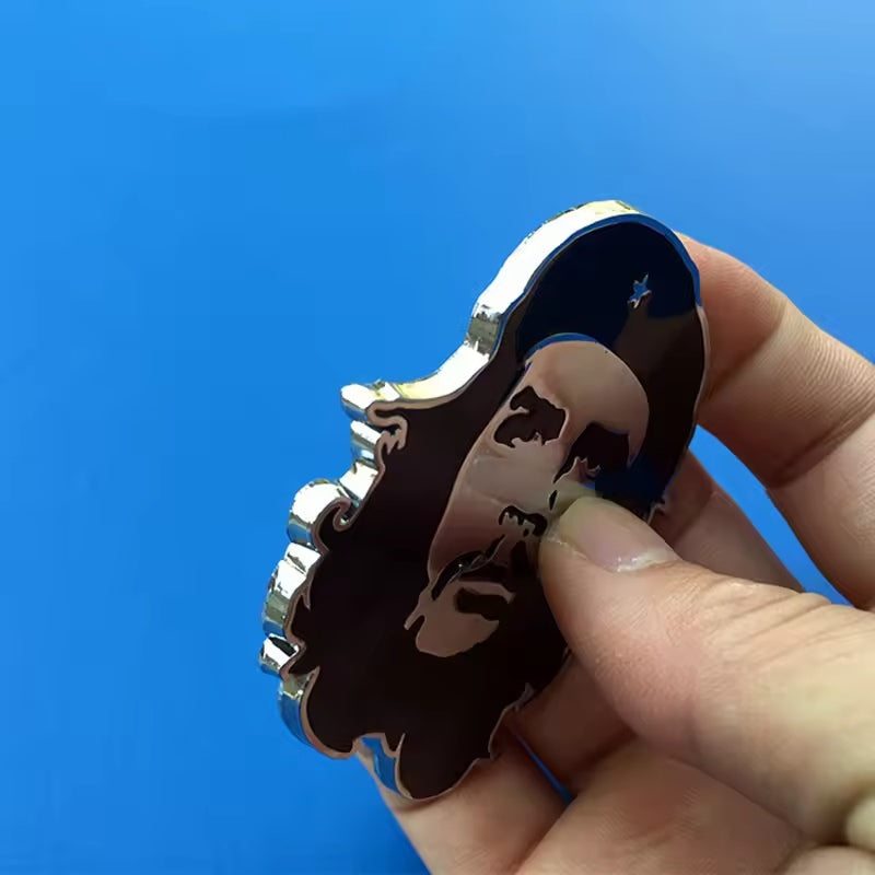 Automotive 3D Che Guevara Automotive Emblem Chrome Badge auto Decal Car Truck Bumper Fender Window Sticker For Army Morale Military