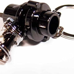 Automotive BOV Keychain Creative Blow Off Valve Auto Parts Accessories Key Chain Ring Keyfob Key Holder Keyring