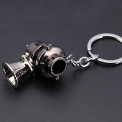 Automotive BOV Keychain Creative Blow Off Valve Auto Parts Accessories Key Chain Ring Keyfob Key Holder Keyring