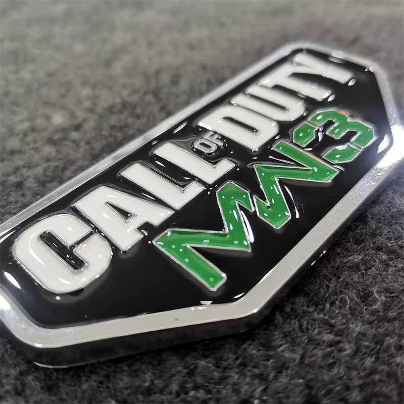 Automotive Car Call Of Duty Game Modern Warfare MW3 Metal Emblem Sticker Decal