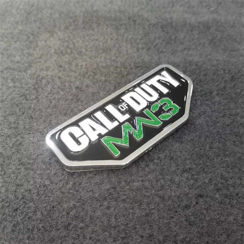 Automotive Car Call Of Duty Game Modern Warfare MW3 Metal Emblem Sticker Decal