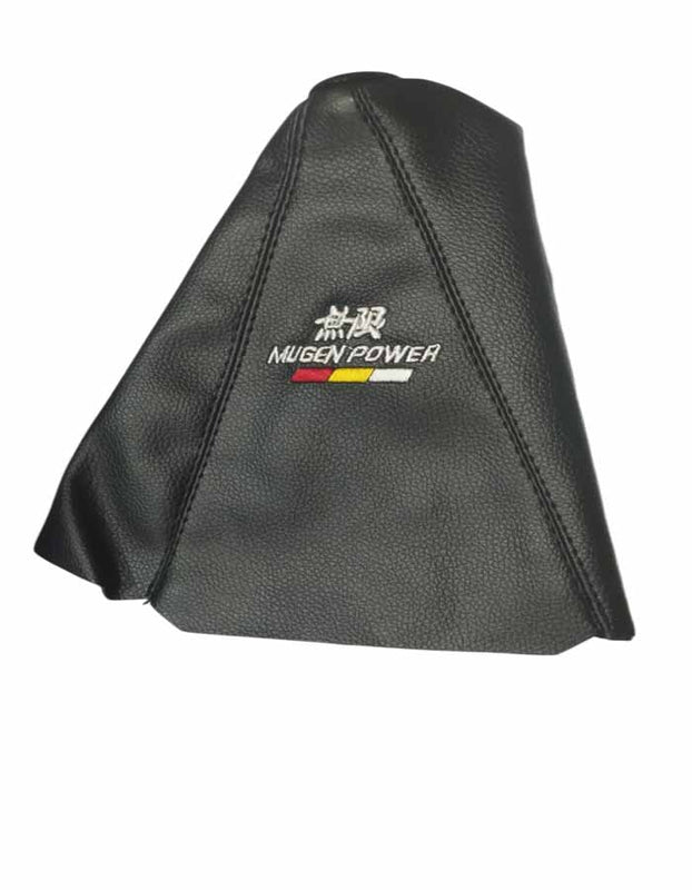 Car PVC Black Retainer/Black Stitch JDM Shift Knob Shifter Boot Cover MT/AT