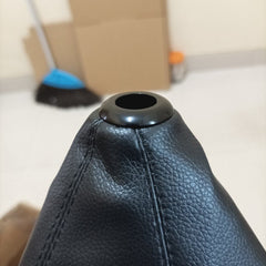Car PVC Black Retainer/Black Stitch JDM Shift Knob Shifter Boot Cover MT/AT