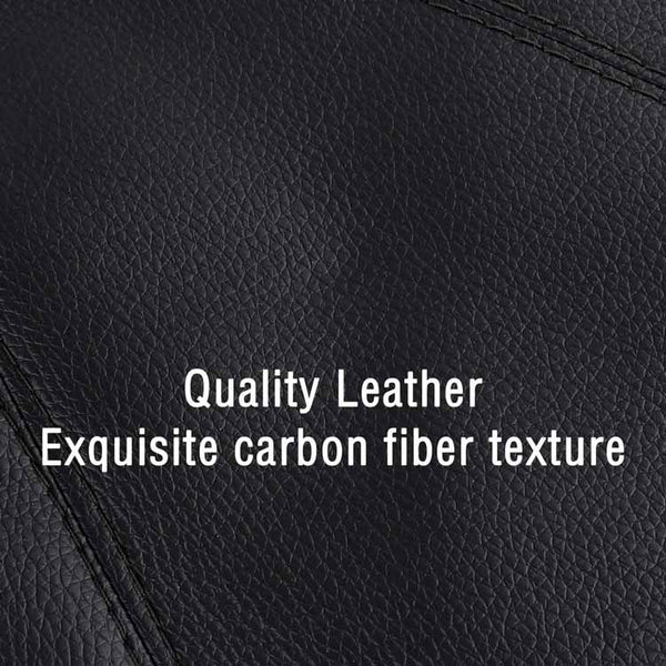 Car PVC Black Retainer/Black Stitch JDM Shift Knob Shifter Boot Cover MT/AT