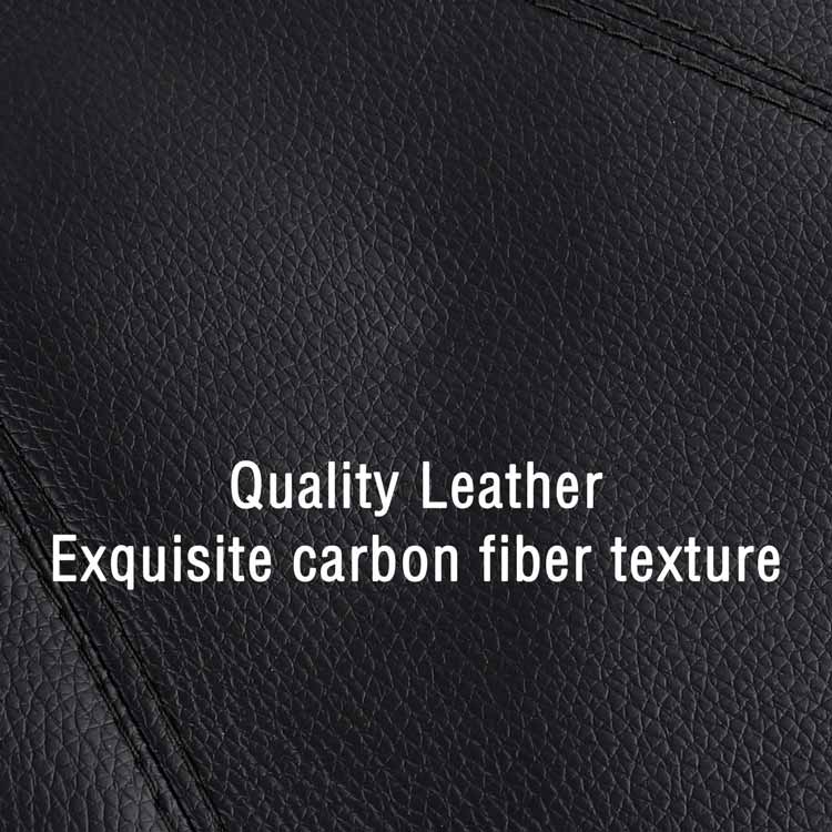 Car PVC Black Retainer/Black Stitch JDM Shift Knob Shifter Boot Cover MT/AT