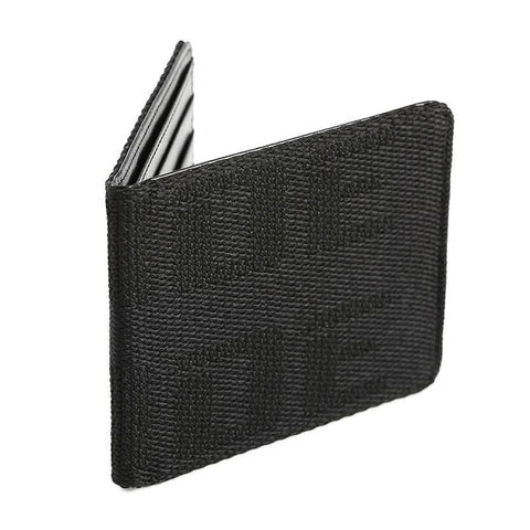 Car Racing JDM Custom Stitched B/G Fabric Bifold Wallet Gradate Men