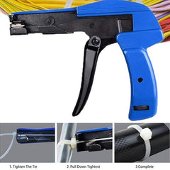 Automtoive Car Ergonomic Manual Fast Cutting Cable Tie Gun For Electrical Work