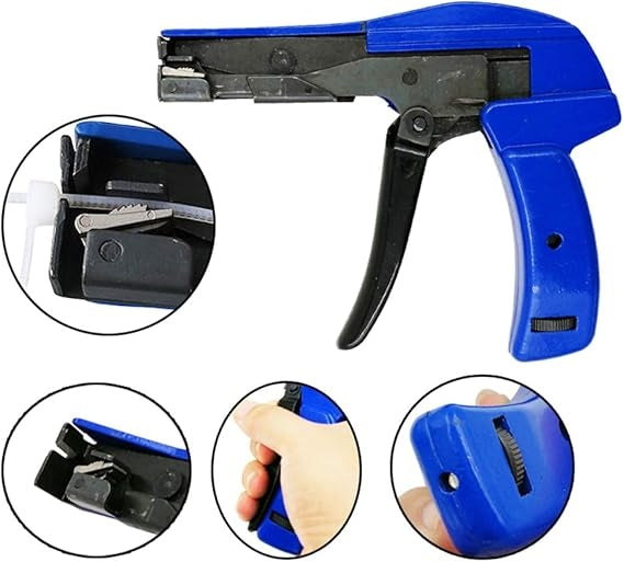 Automtoive Car Ergonomic Manual Fast Cutting Cable Tie Gun For Electrical Work