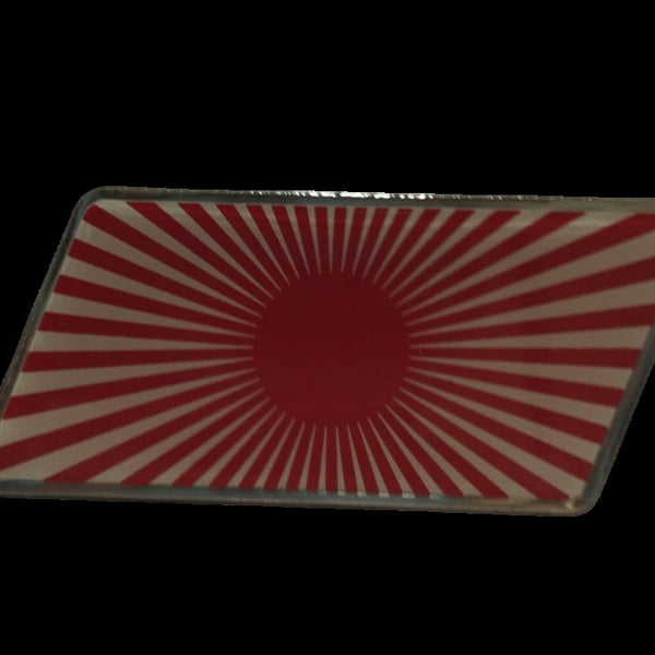 Autotmotive Car Bike JDM Sun Japan Rising Flag Color Fashionable Accessories Emblem Badge Decal Sticker