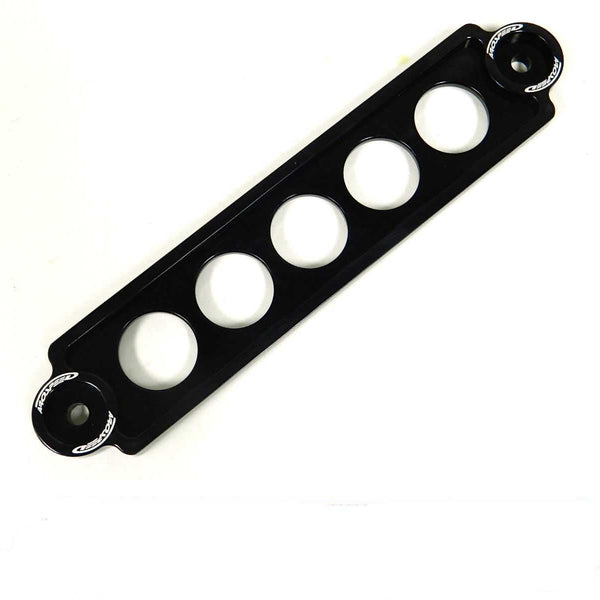 UNIVERSAL BLACK BILLET ALUMINIUM BATTERY TIE DOWN BIG BRACKET FOR CAR