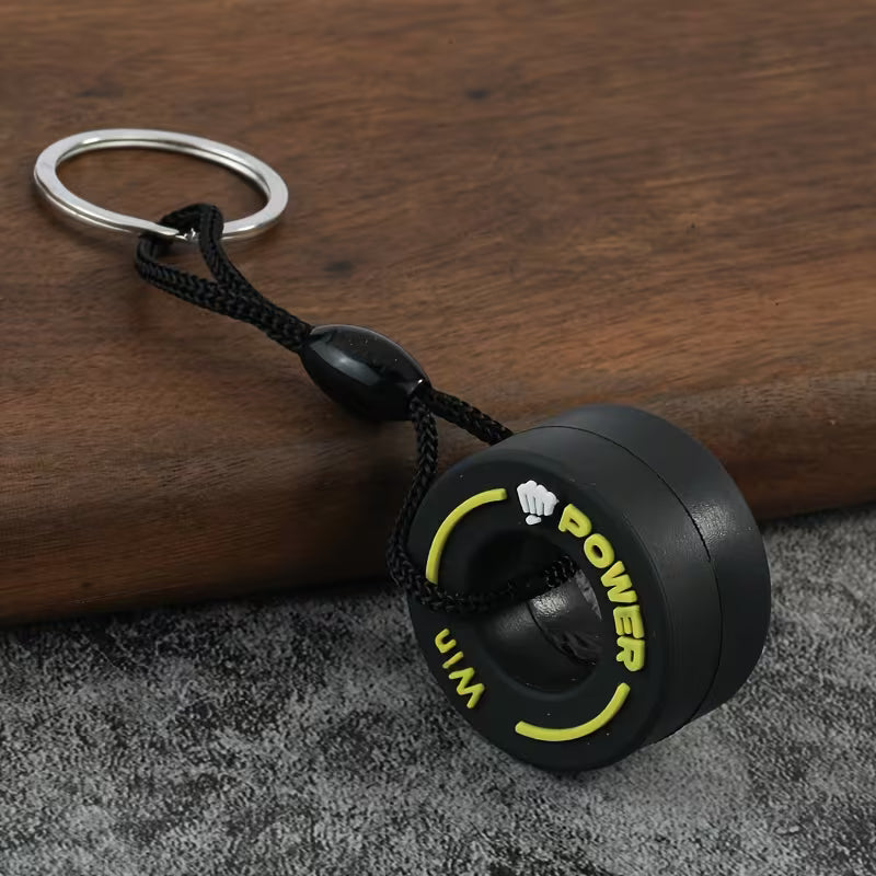 1pc F1 Merchandise Racing Tyre Keychain For  Car / Bike / Home / Office