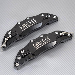 Universal Car Aluminum Alloy ENDLESS Front & Rear Disc Brake Caliper Cover Big Size (Black Colour)