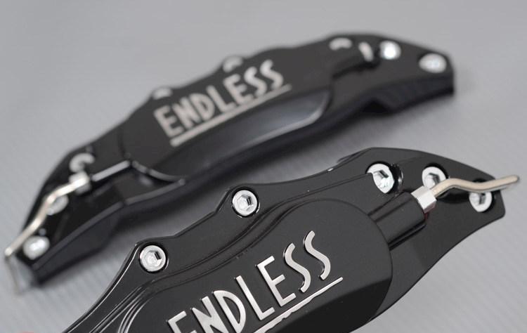 Universal Car Aluminum Alloy ENDLESS Front & Rear Disc Brake Caliper Cover Big Size (Black Colour)