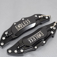 Universal Car Aluminum Alloy ENDLESS Front & Rear Disc Brake Caliper Cover Big Size (Black Colour)