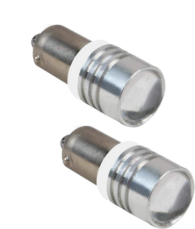 1pc BA9S White 2 SMD LED Parking Light 1W Super Bright Car Interior License Plate Wedge Dome Trunk Dashboard Bulb for Car Bike and Motorcycle