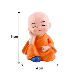 BABY BUDDHA 4PC AND SHOW PIECE USED FOR HOUSE, OFFICE AND CAR DASHBOARD DECORATIONS ETC.
