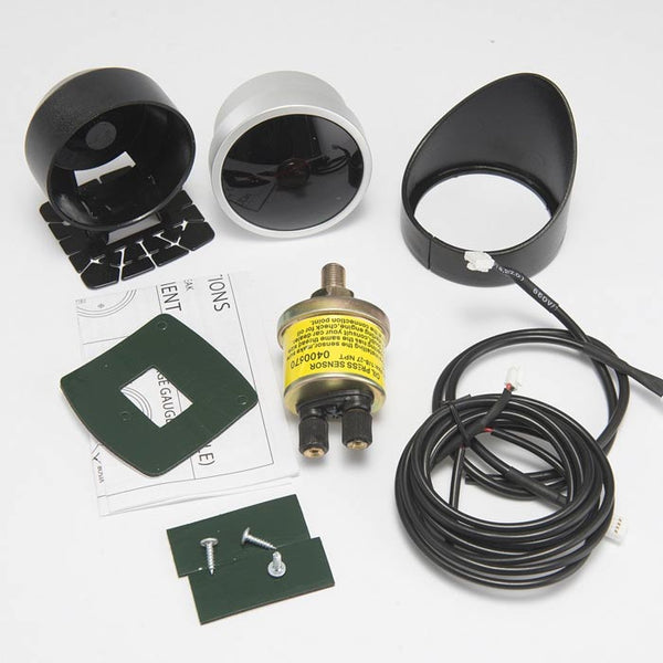 BF 60mm Oil Pressure Gauge High Quality Gauge with Red & White Light