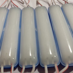 10pcs Blue Big Tube LED Module String with COB 2W LED DC12V 100LM Light Waterproof IP65 with Adhesive Tape