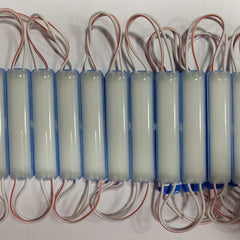 10pcs Blue Big Tube LED Module String with COB 2W LED DC12V 100LM Light Waterproof IP65 with Adhesive Tape