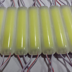 10pcs White Big Tube LED Module String with COB 2W LED DC12V 100LM Light Waterproof IP65 with Adhesive Tape