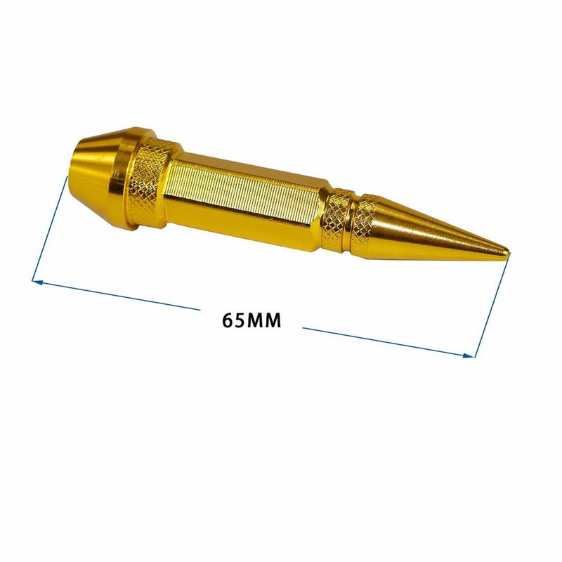 4 Pcs Universal Spike Wheel Air Valve Stem Cap Car Bike Tire Tyre Screw Dust Cover