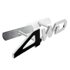 1pc Front Grill Black 4WD 3D Car Emblem Tuning Metal Logo Badge