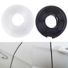 BLACK 5.6M Car Door Edge Lip Strip Guard Protector Moulding Trim Anti Dent Scratch