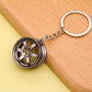 Car Rim Keychain, Creative Charming Polished Key Chain, Mini Auto Wheel Rim Key Ring, Car Part Decoration