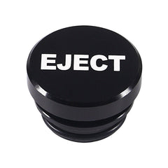Black Eject Aluminum Car Cigarette Lighter Plug Replacement Push Button Fits Most Automotive Vehicles