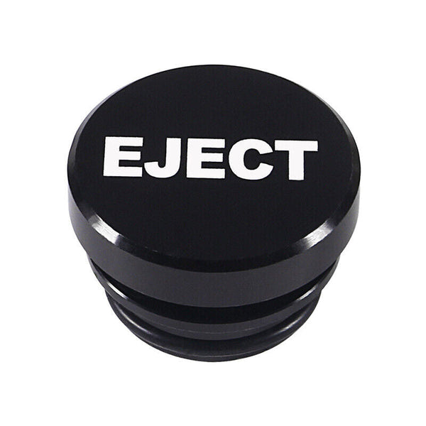 Black Eject Aluminum Car Cigarette Lighter Plug Replacement Push Button Fits Most Automotive Vehicles