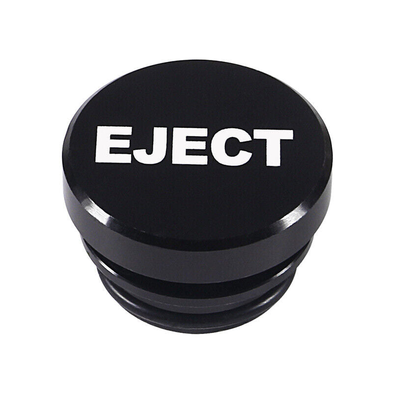 Black Eject Aluminum Car Cigarette Lighter Plug Replacement Push Button Fits Most Automotive Vehicles