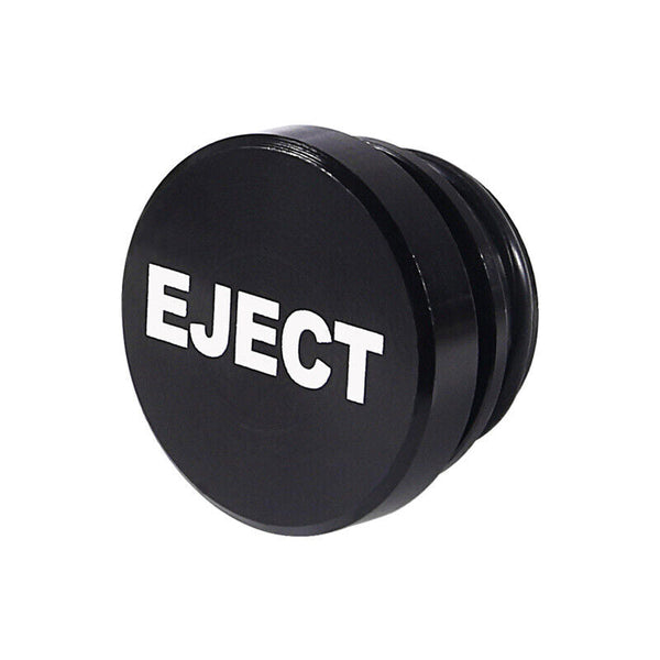 Black Eject Aluminum Car Cigarette Lighter Plug Replacement Push Button Fits Most Automotive Vehicles