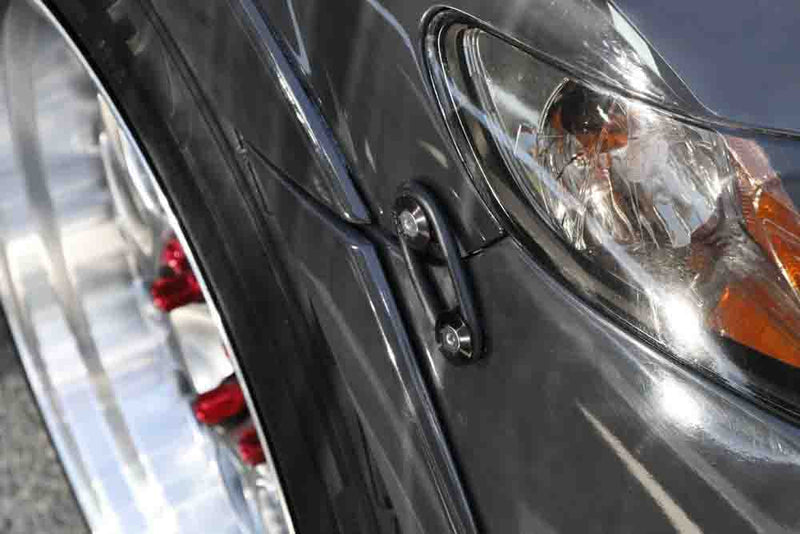 Black Finish JDM Quick Release Fasteners For Car Bumpers Trunk Fender Hatch Lids Kit.