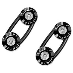 Black Finish JDM Quick Release Fasteners For Car Bumpers Trunk Fender Hatch Lids Kit.