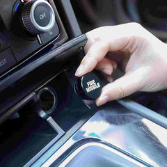 Black Fire Missile Aluminum Car Cigarette Lighter Plug Replacement Push Button Fits Most Automotive Vehicles