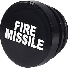 Black Fire Missile Aluminum Car Cigarette Lighter Plug Replacement Push Button Fits Most Automotive Vehicles