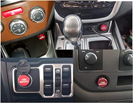 Black Fire Missile Aluminum Car Cigarette Lighter Plug Replacement Push Button Fits Most Automotive Vehicles